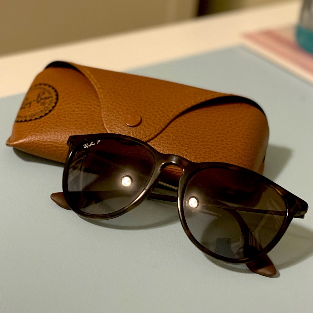 Ray-Ban Erika RB4171 Brown Polarized Sunglasses